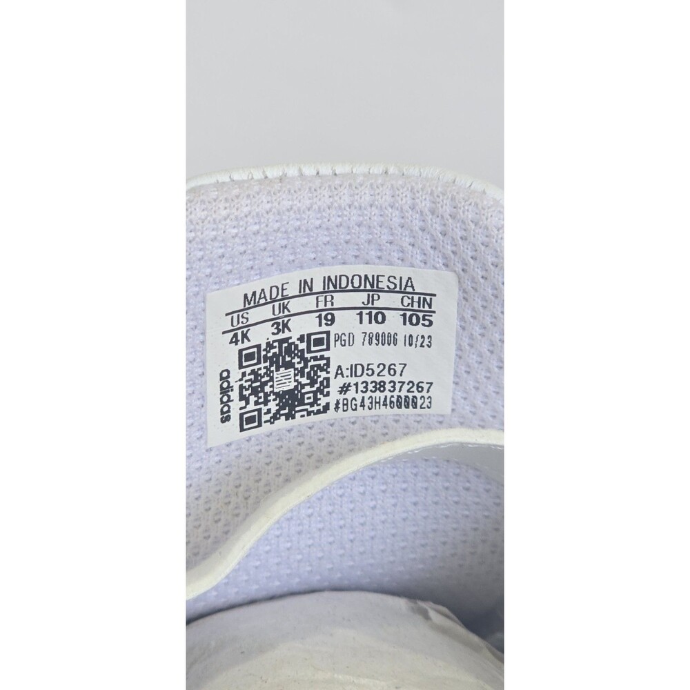 Adidas Grand Court 2.0 Girls Infant Shoes Size 4K White Turquoise Purple - Picture 7 of 11